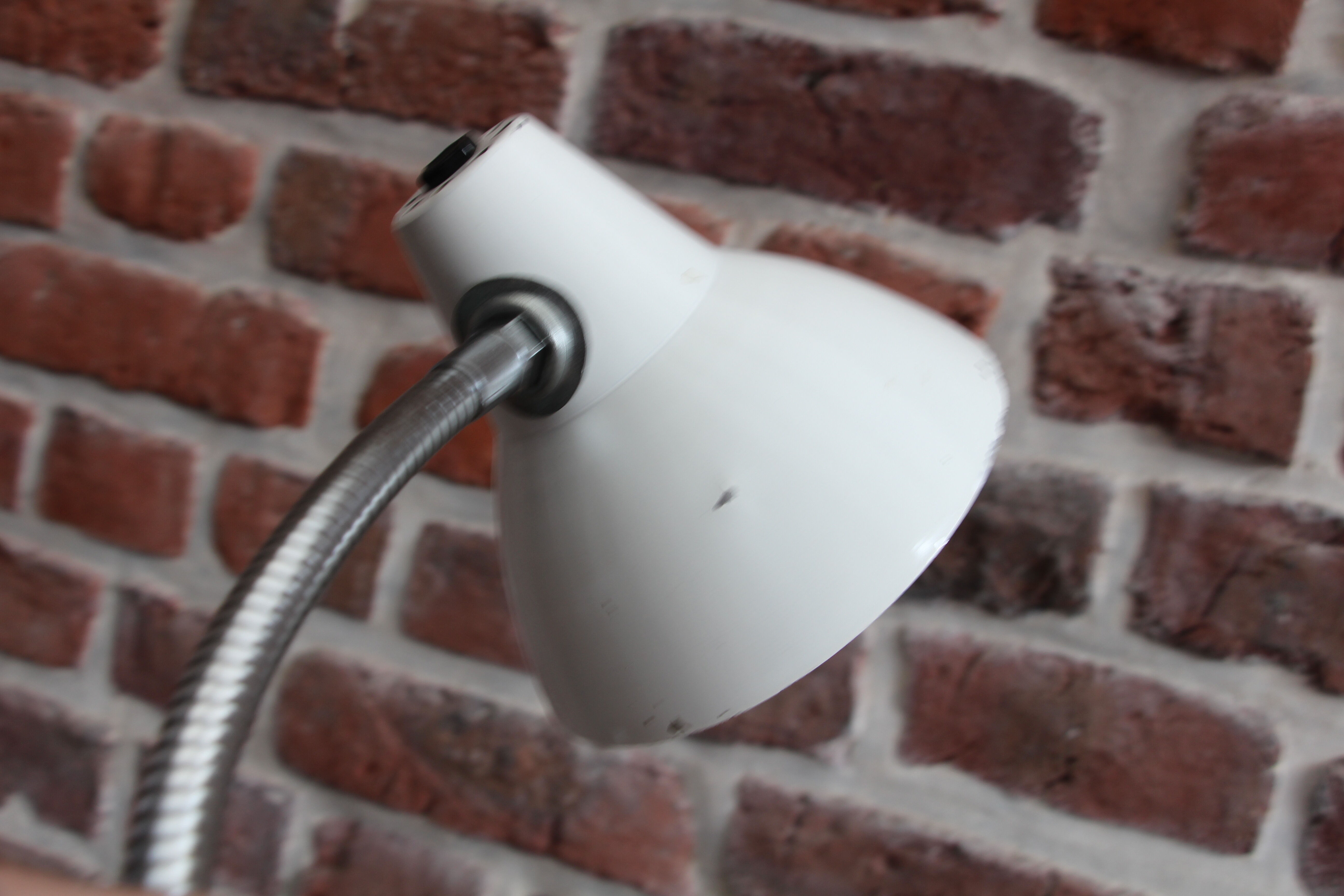 Desk lamp ALUMINOR white 70's