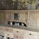 Antique oak dresser top
