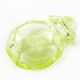 Art Deco bonbonniere, uranium crystal, Poland, 1930s