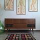 Vintage Grundig KS 851 turntable radio unit, hi-fi TV sideboard