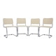 Marcel Breuer "Cesca" chairs, Italy, 1970