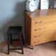 Wooden workshop stool, 60s-70s