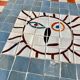 Handcrafted Moroccan coffee table in zellige – Hand-painted tiles