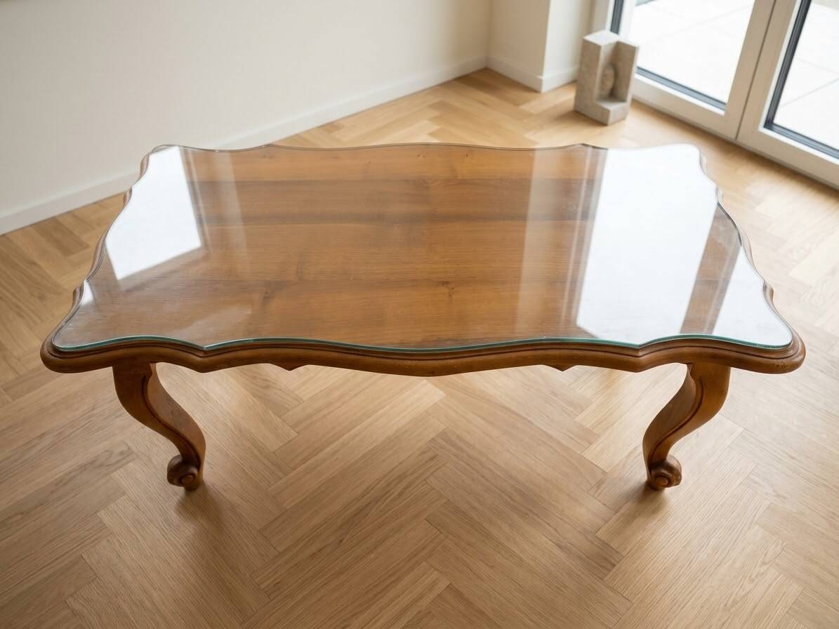 Classic coffee table in natural oak