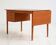 1960s teak desk with drop-leaf extension