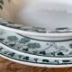 Set of 3 round dishes XIXth, Boch Frères Keramis, Trifolium model