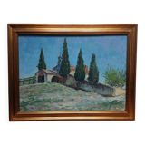 20th painting depicting the Saint-Sixte chapel in Eygalières