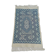Blue and white Berber carpet wool 120 x 68 cm