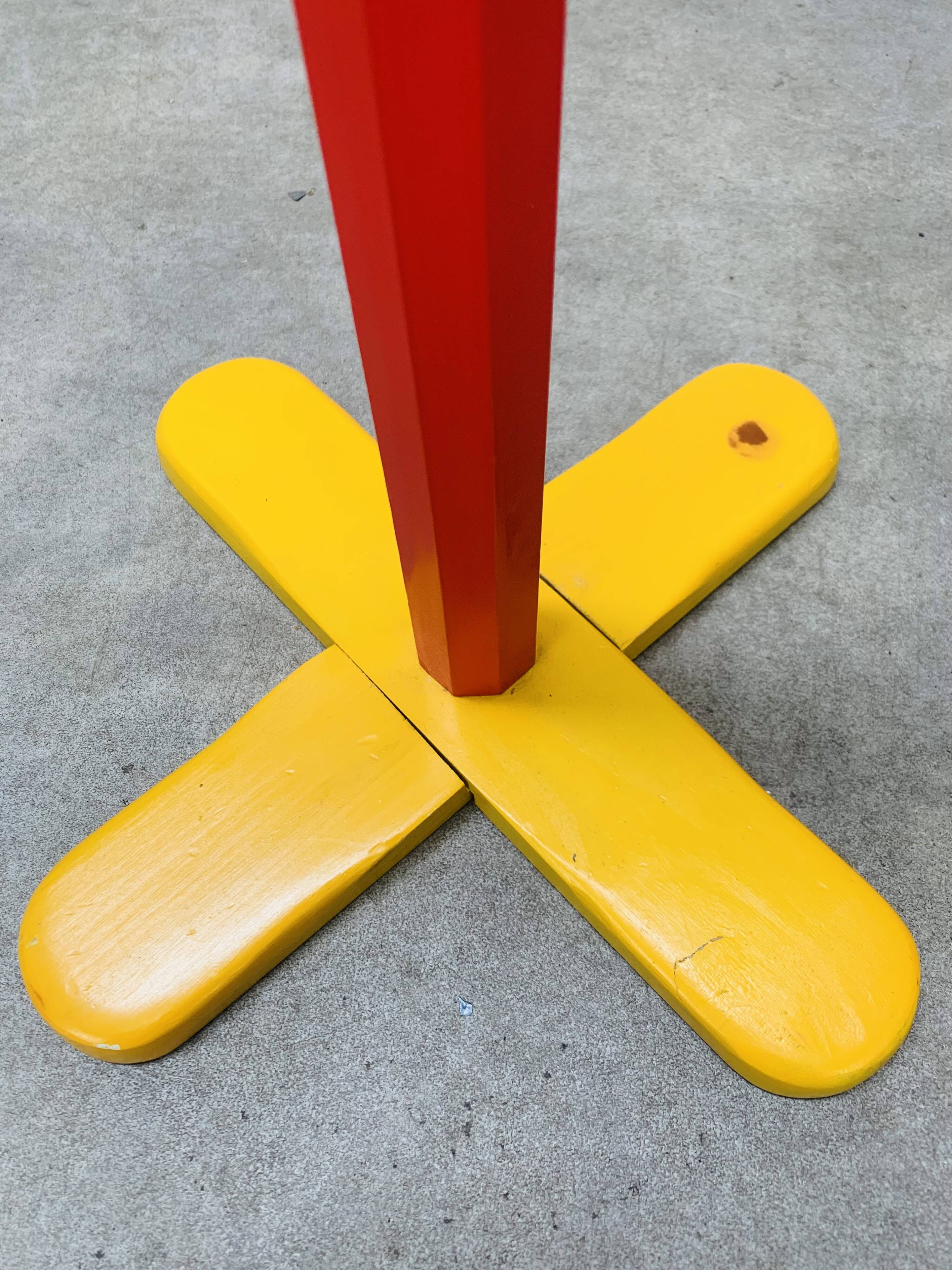 Pencil coat rack by Pierre Sala, for children