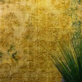 Tapis vintage jaune 285 x 188 cm