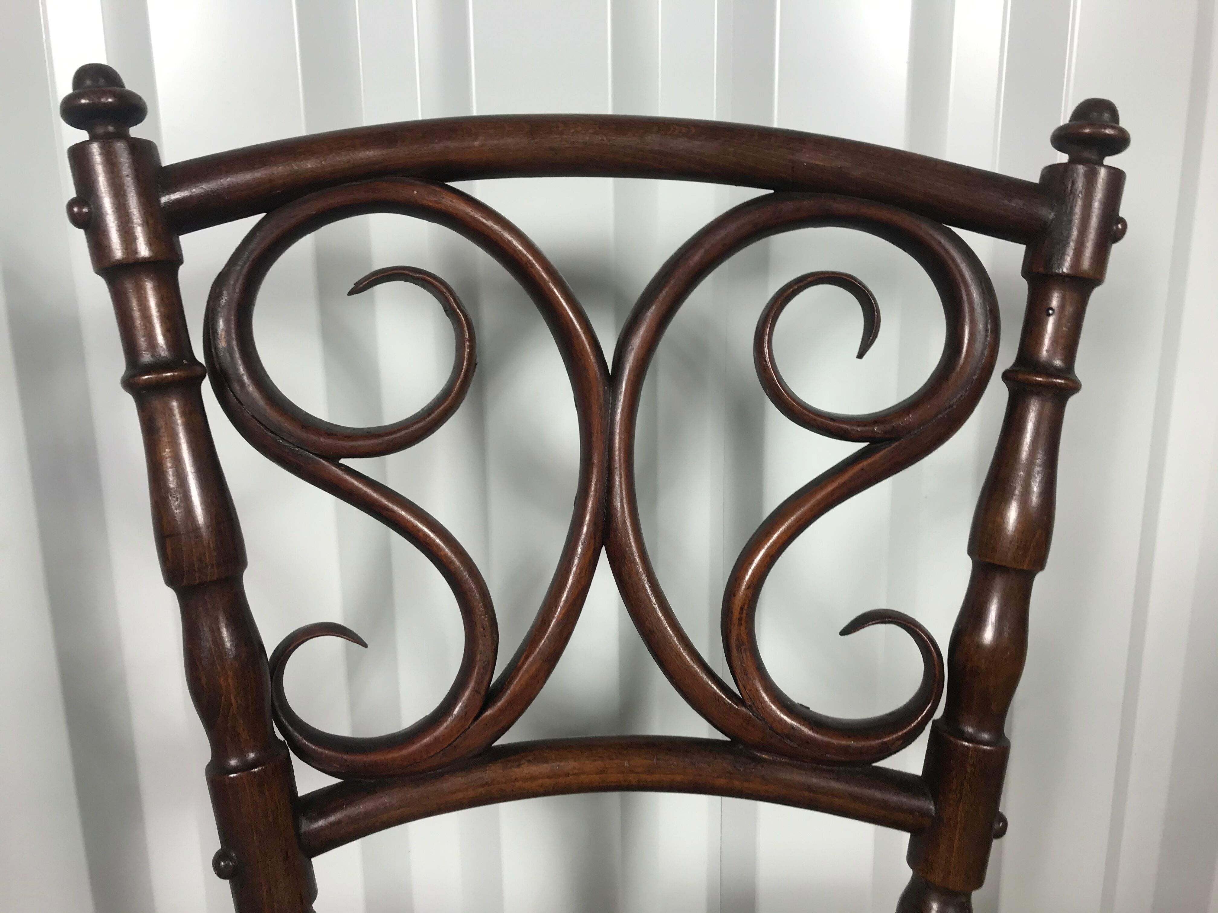 6 Josias Eissler bistro chairs - restored