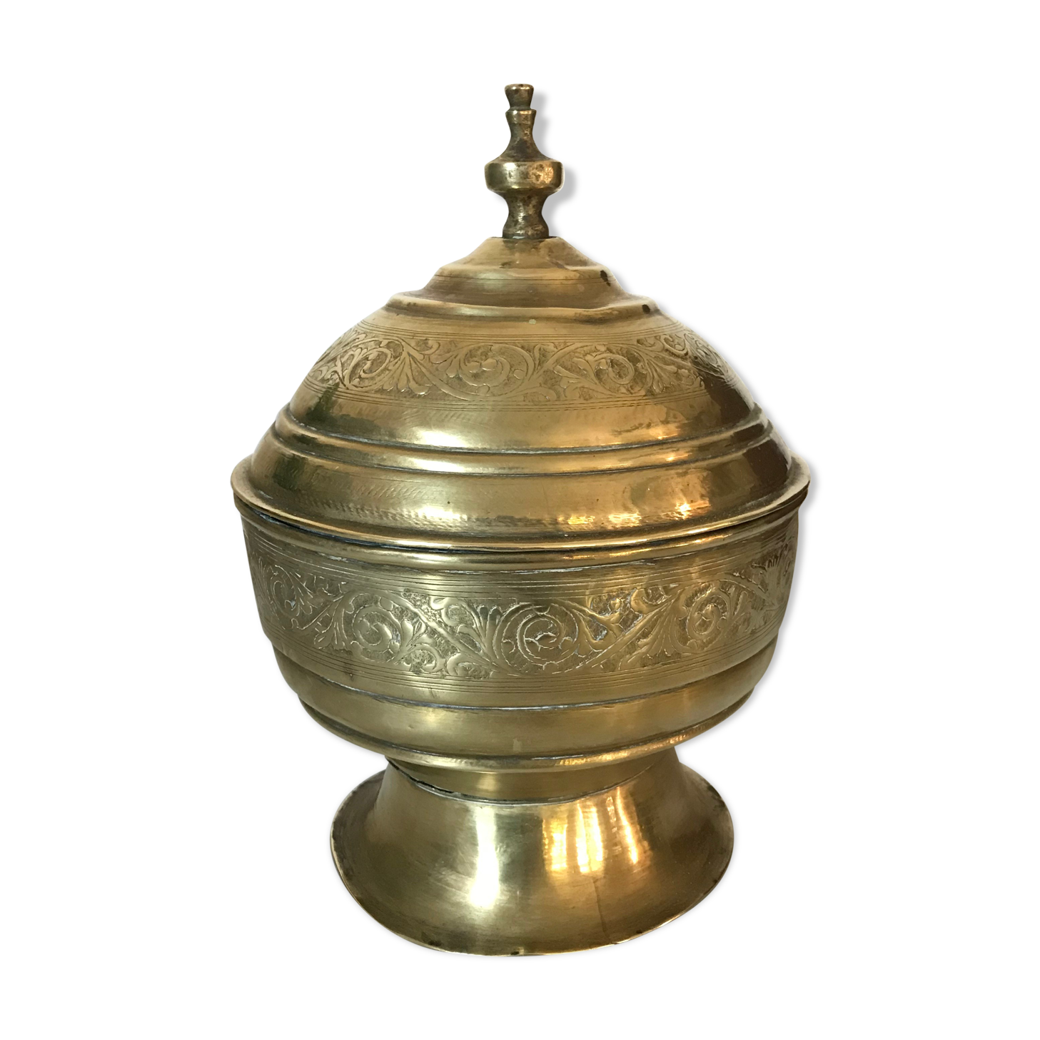 Vintage brass box