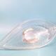 Empty pocket Kosta Boda around 1970 glass bubbled Sweden