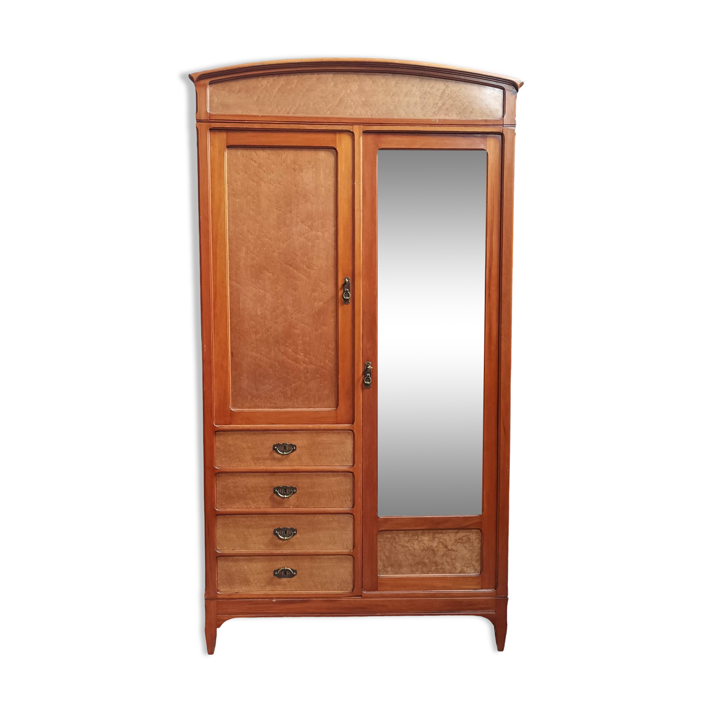 1930s beechwood wardrobe