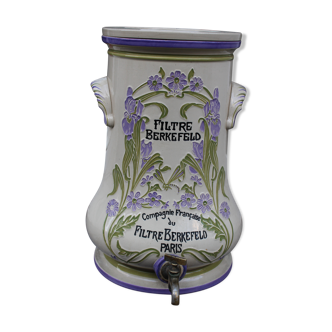 Fountain water filter art nouveau, porcelain