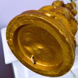 Lampe dorée fin XIXème