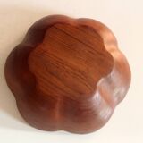 Large teak bowl, vintage from the 1970s