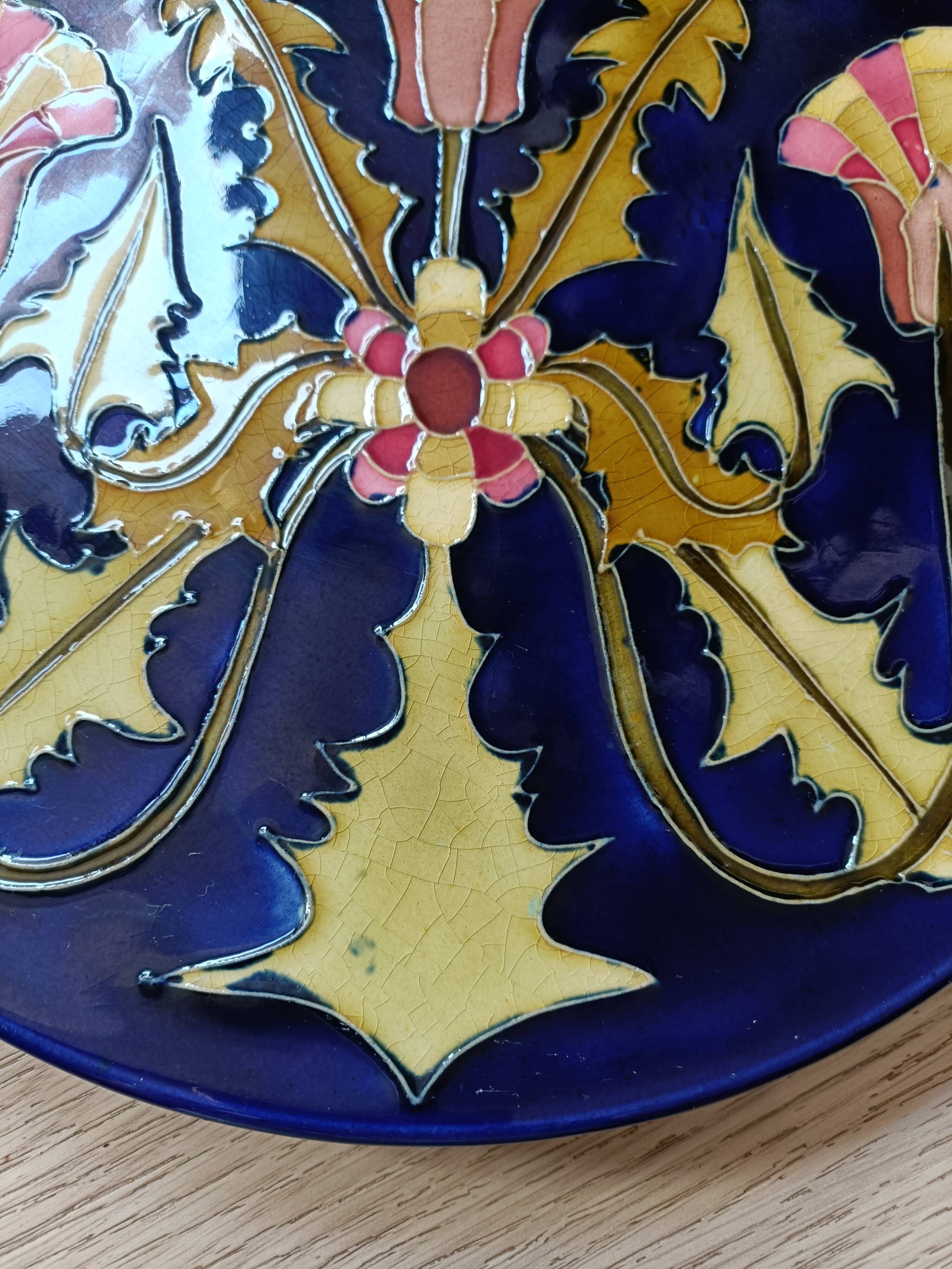 Longchamp Art Deco Iron Earth Dish