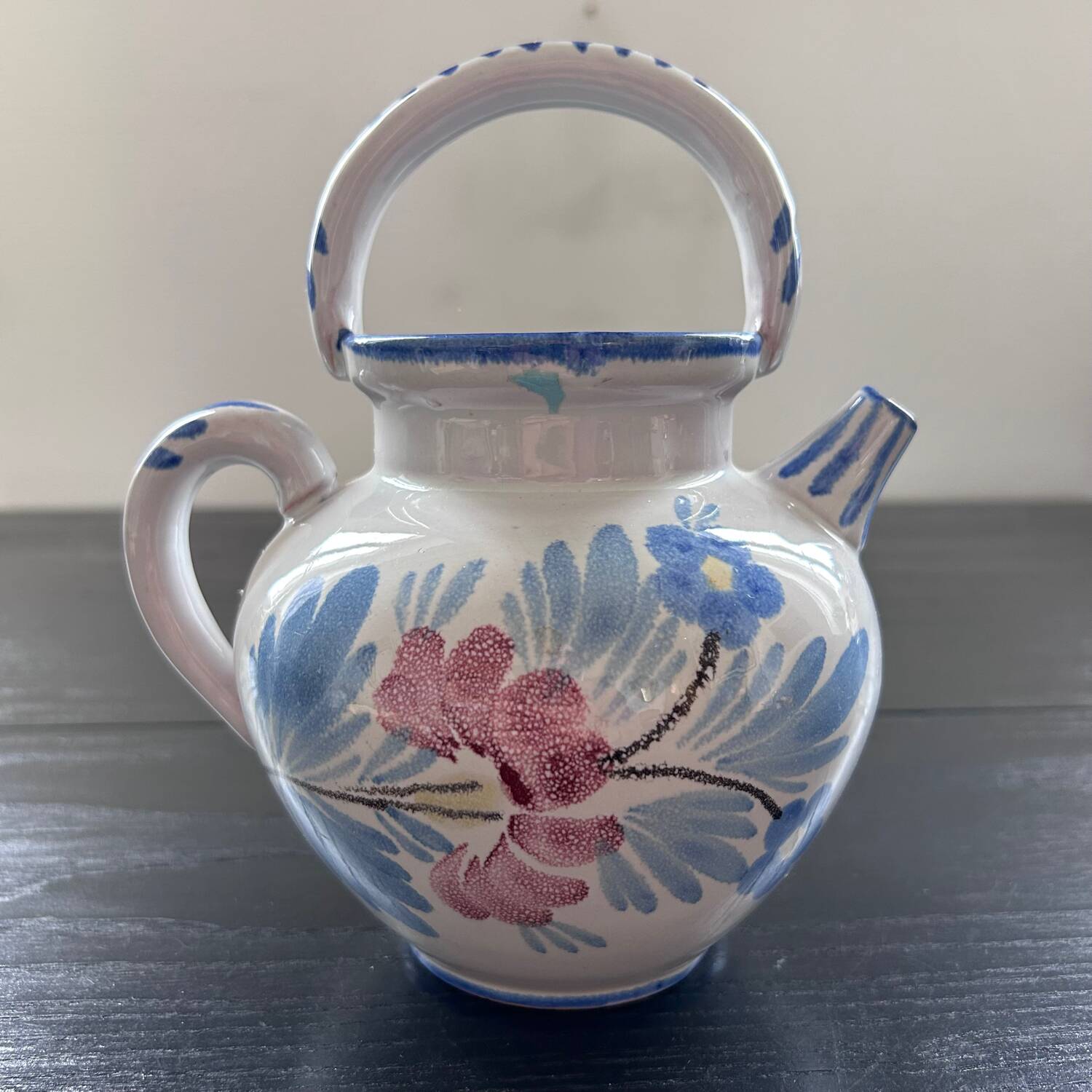 Jug with floral decoration
