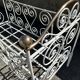Lit banquette, wrought iron and copper, romantic Napoleonic III style, late 19th century.