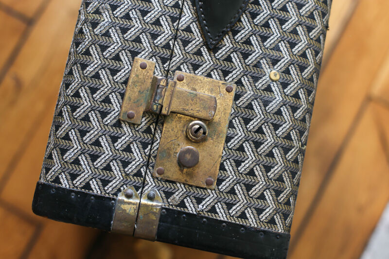 Goyard suitcase from the 1940s