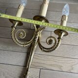 Appliques murales en bronze