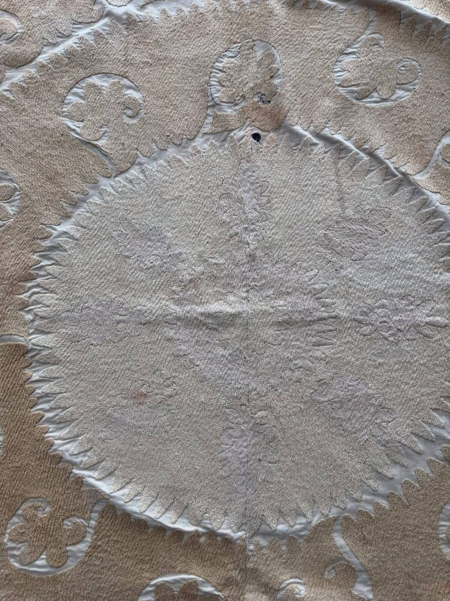Vintage hand-embroidered tablecloth 152x155 cm