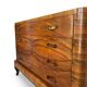 Commode italienne Art déco en ronce de noyer, années 1930
