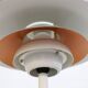 White vintage Danish desk lamp by Jeka Metaltryk - Model Sofie - Denmark 70s