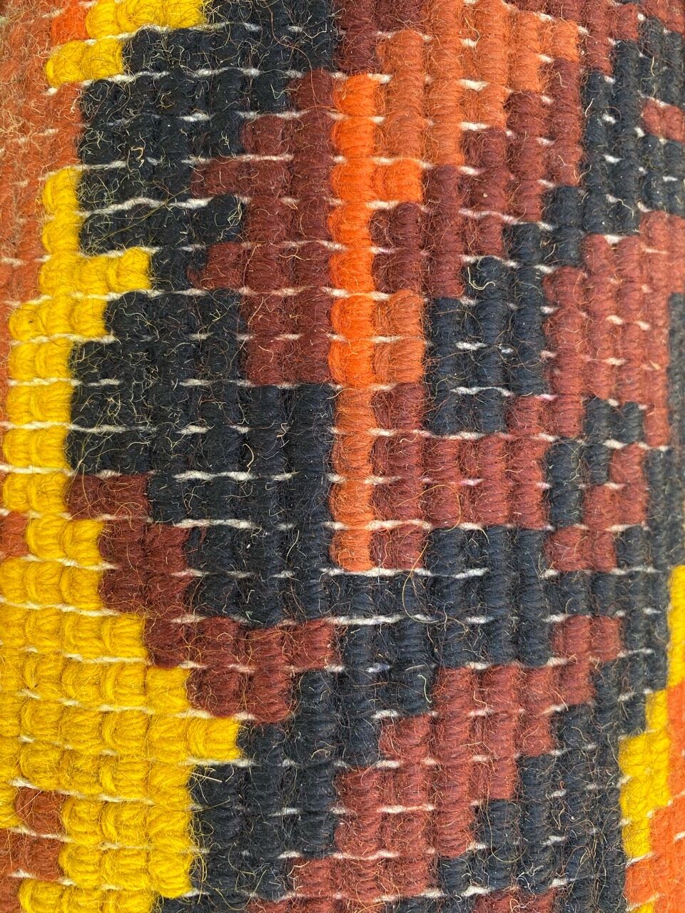 Tapis ancien français art déco 92x180 cm