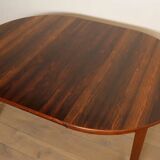 Vintage round dining table | extendable | Rosewood