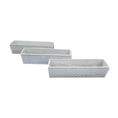 Lot de 3 jardinières Eternit
