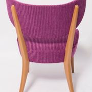 Mid-Century Purple Velvet Club Chair, Europe, 1960s