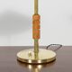 Vintage Modern Table Lamp in Brass by Bent Karlby for Lyfa, Denmark, 1956