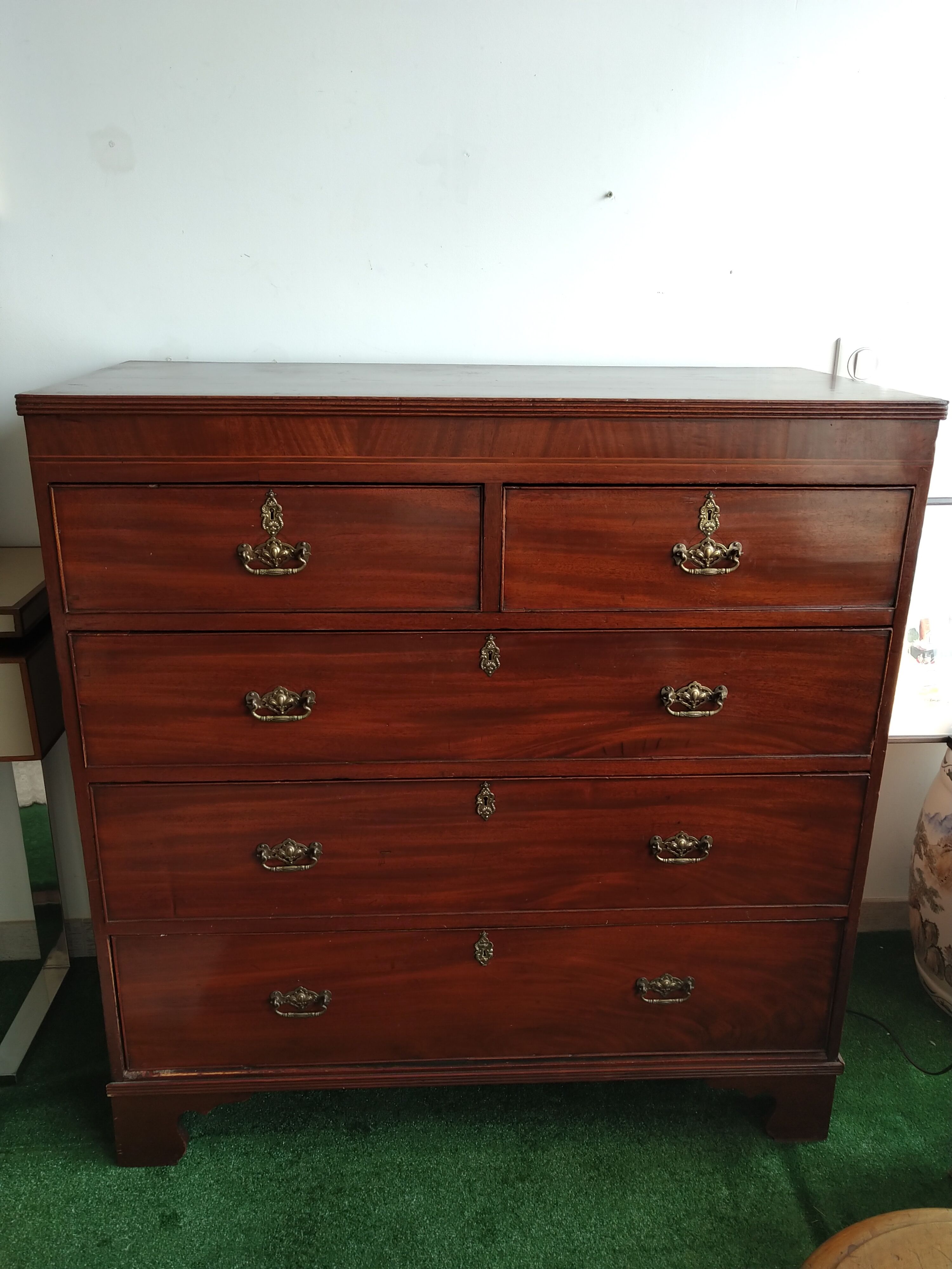 Commode de marine anglaise acajou