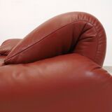 2 Cassina Maralunga fauteuils with ottoman