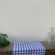 9 vintage checkered towels
