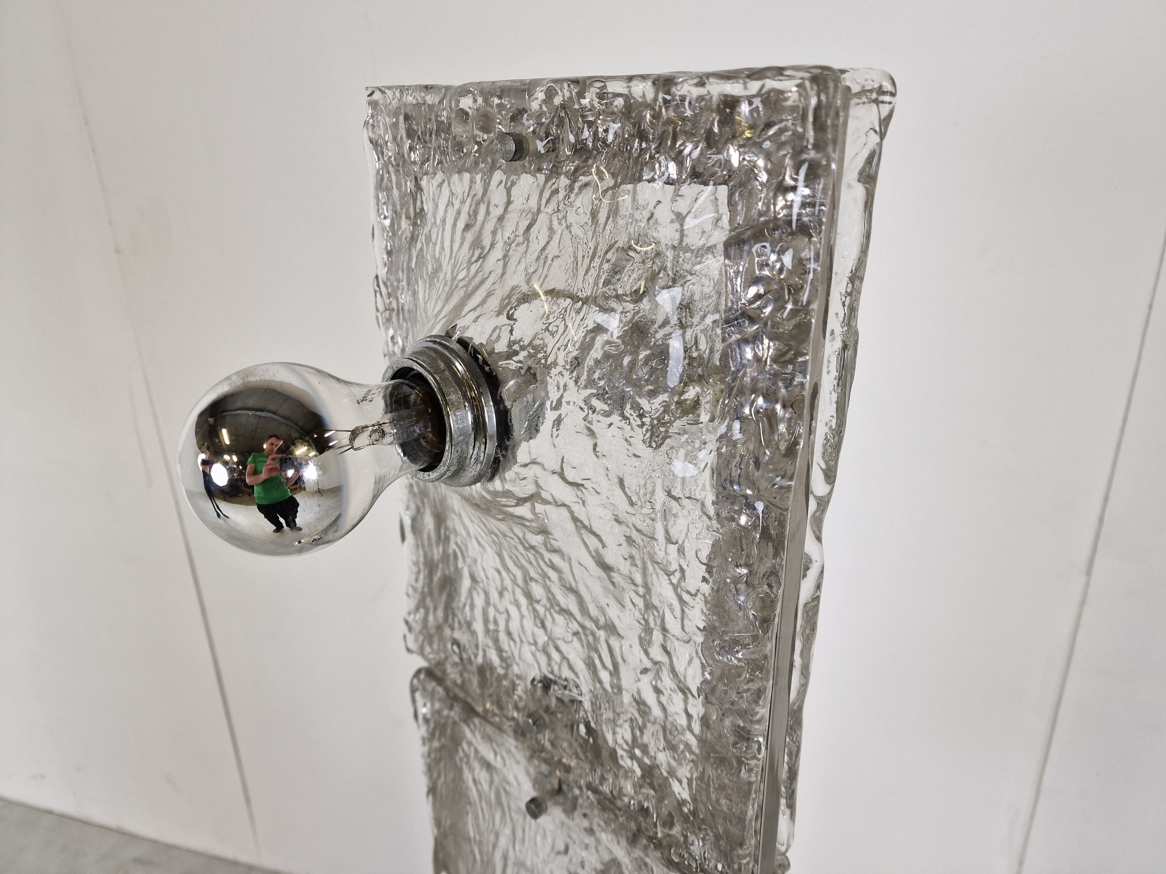 Mid century Murano glass floor lamp, 1970s