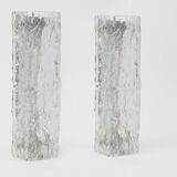 Frosted Glass Vanity Wall Sconce by Kaiser, Germany, 1970s