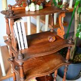 Wheels wood end bookcase