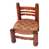 Fireplace chair in the style of Charles Dudouyt.