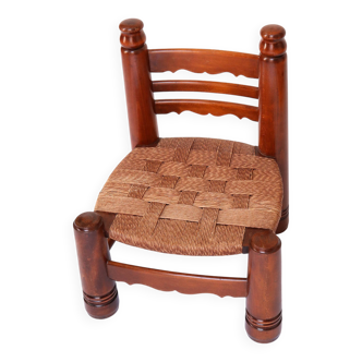 Fireplace chair in the style of Charles Dudouyt.