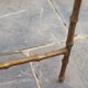 Side table with faux bamboo legs, 1962