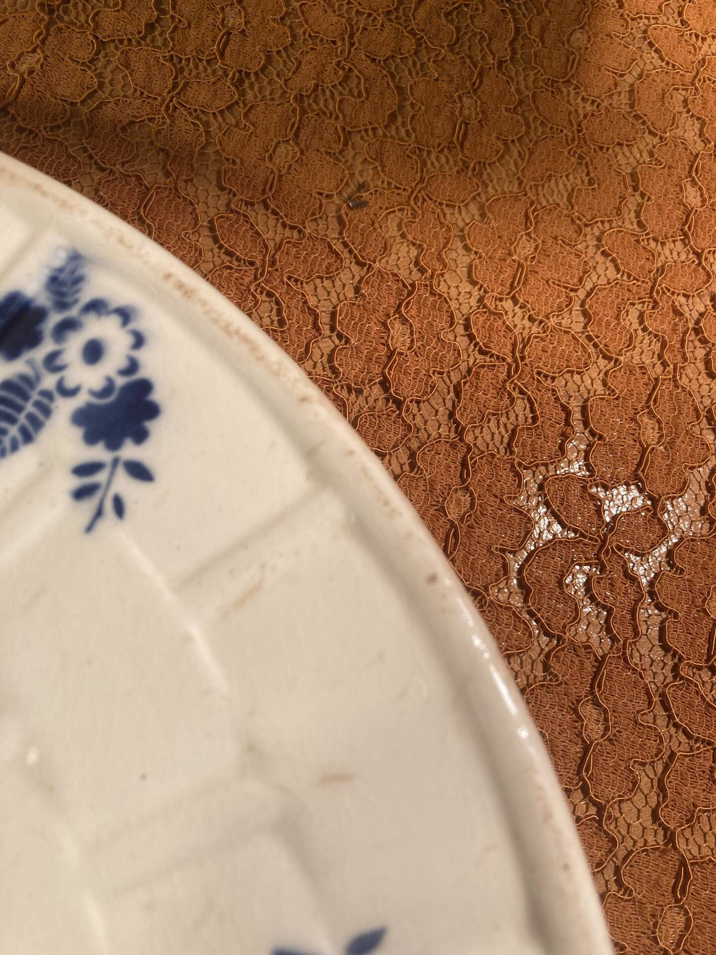 Assiette de service terre de fer Saint Amand