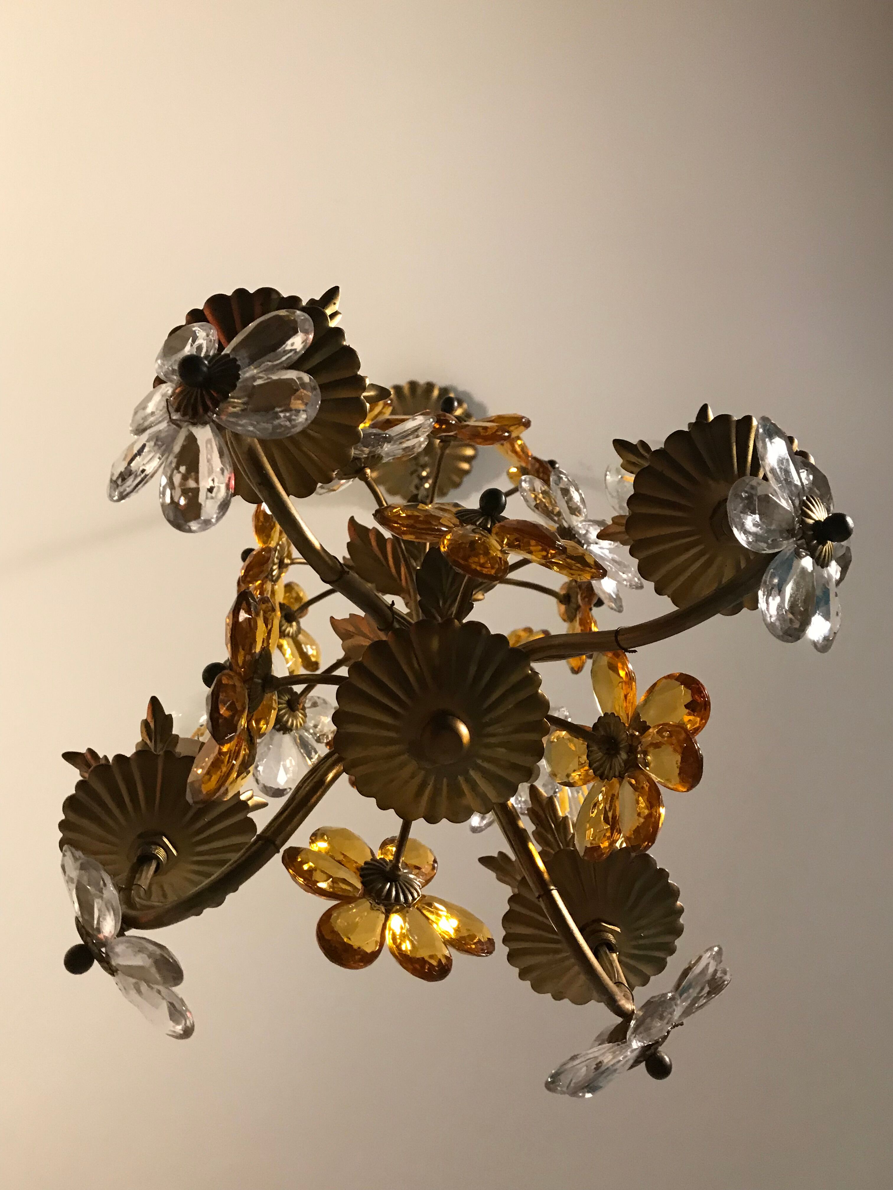 Murano crystal chandelier