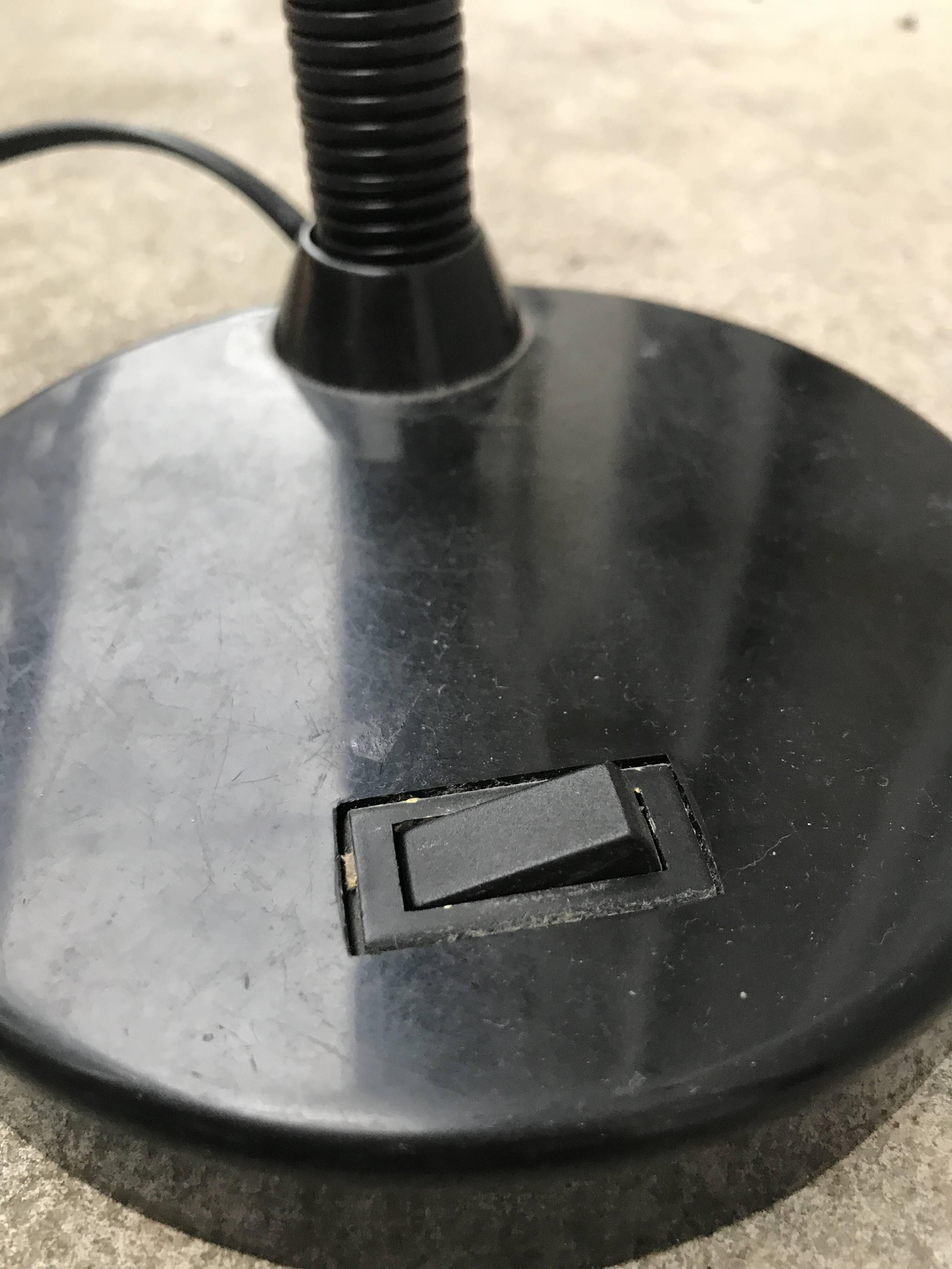 small articulated desk lamp 80s