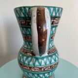 Ceramic pitcher signed Robert Picault – Scarified decoration – Vintage