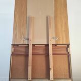 Vintage chest of drawers with triptych mirror, 60's