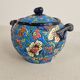 Complete tea/coffee service in Longwy enamel.