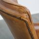 Vintage Armchair Made of Sheepskin Leather